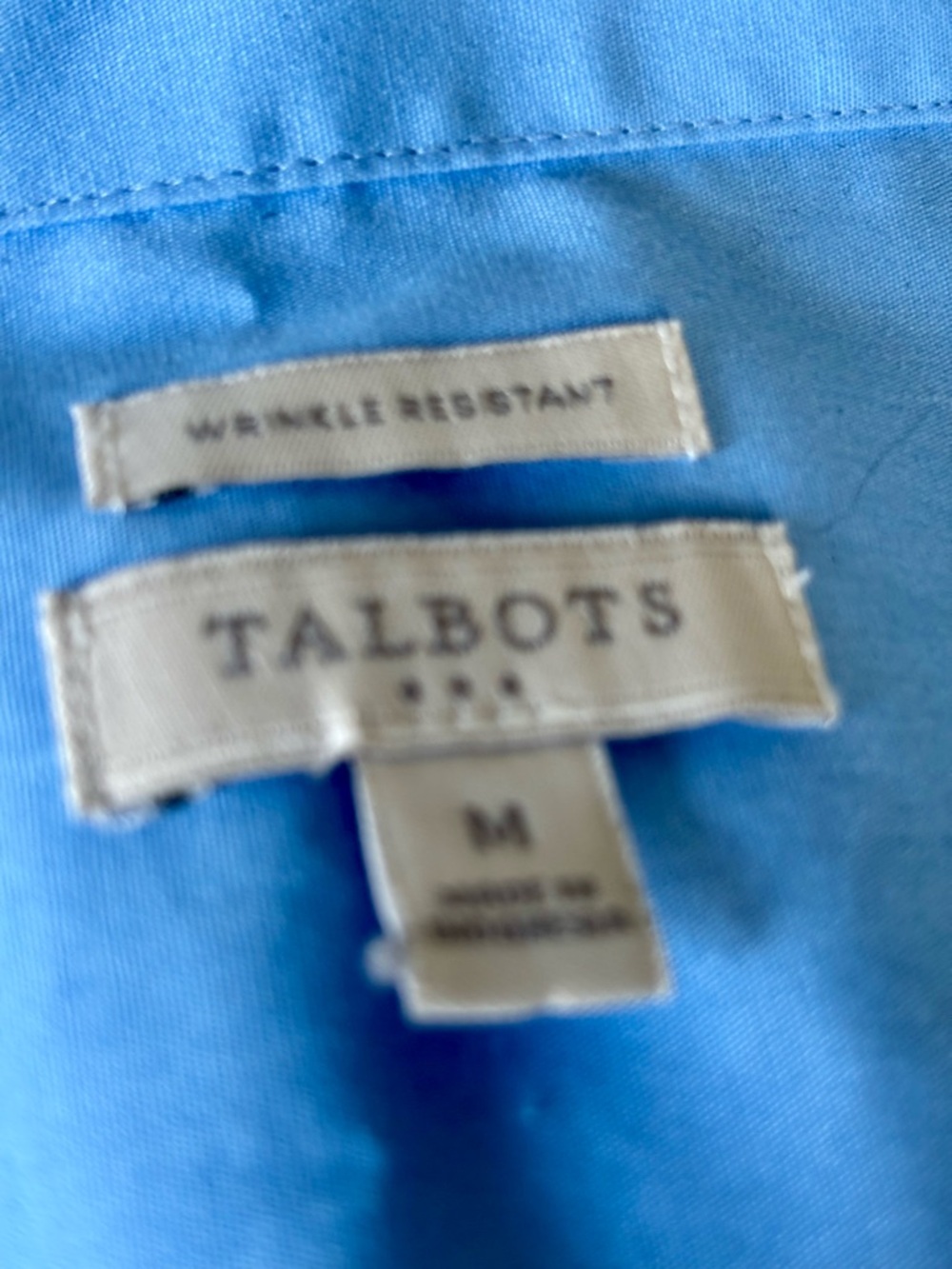 Talbots Sleeveless Button-Down Shirt in Sky Blue - Picture 5 of 7